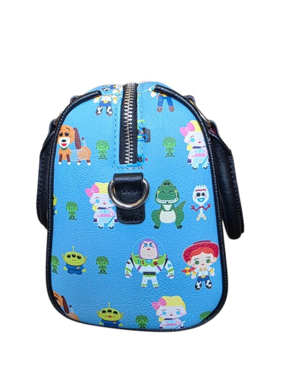 Loungefly Disney Pixar Toy Story Chibi Duffle Satchel Bag Blue Allover Print - Picture 14 of 16